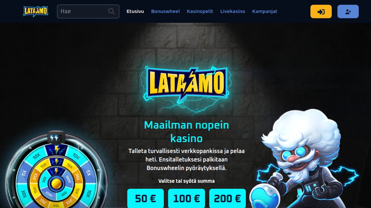 Lataamo etusivu