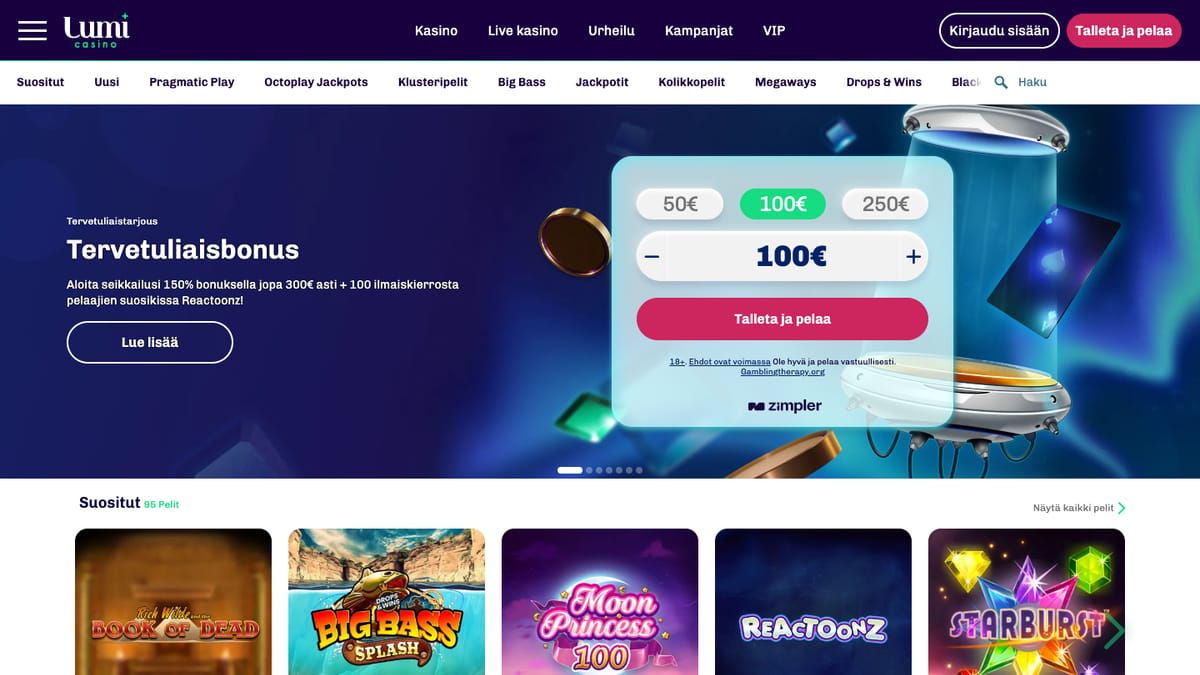 Lumi Casino etusivu