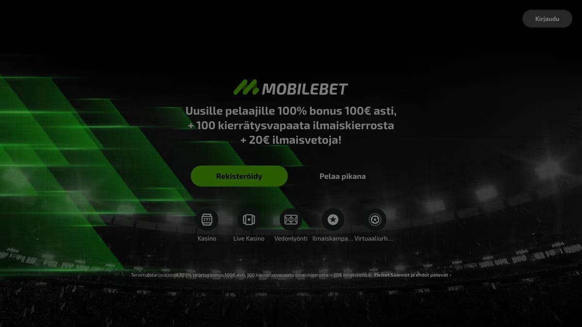 Mobilebet etusivu
