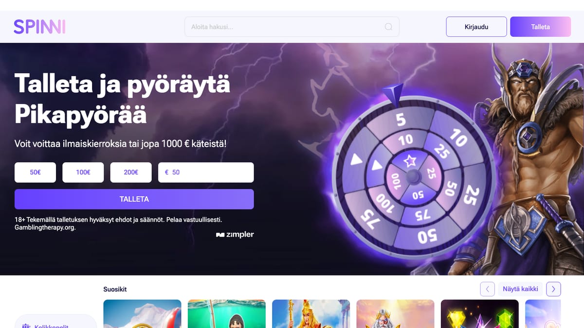 Spinni etusivu