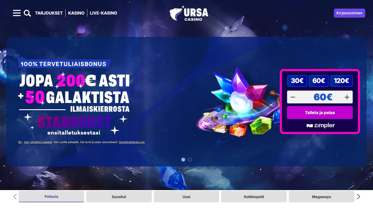 Ursa Casino etusivu