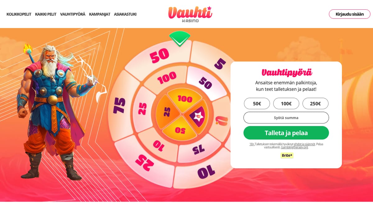 Vauhti Kasino etusivu