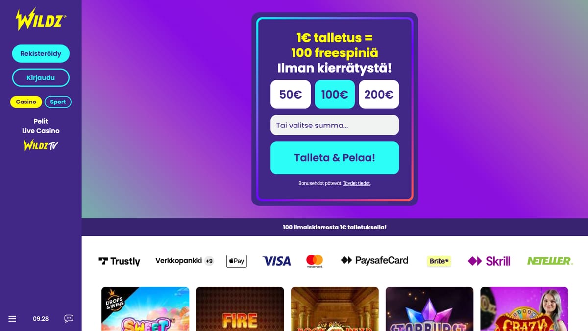 Wildz etusivu